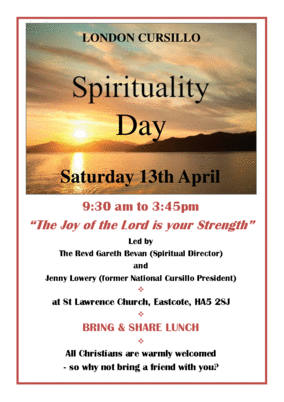 poster for Spirituality Day_April 2013