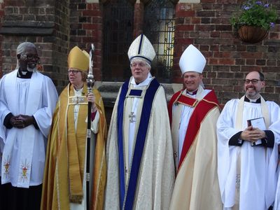 Revd Stuart Melchor and Revd Mark Arnold at their ordinations to the priesthood on 29th June