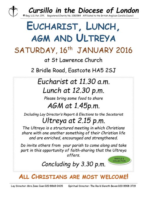 eucharist-lunch-agm-ultreya-jan2016