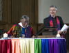 Rosemia Brown with Archdeacon of London (Luke Miller)